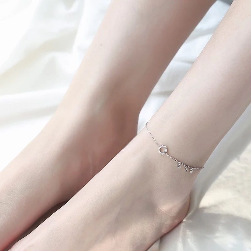 Bracciali & Braccialetti: silber fuss kette – Nuovo (secondo la descrizione) da St. Gallen venduto da yatoot26