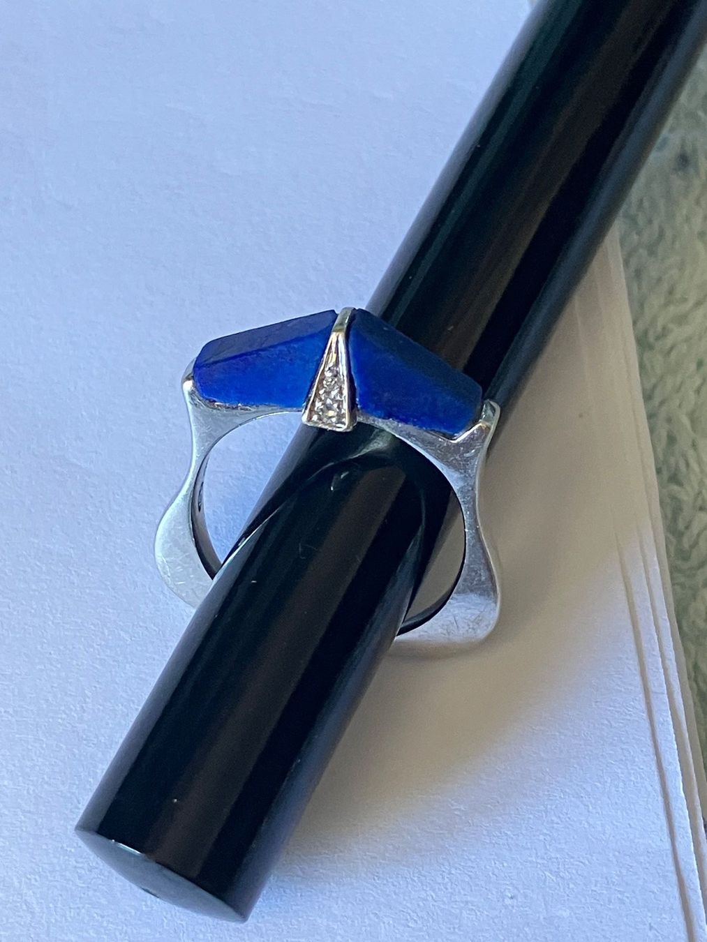 Ringe: Anello oro 18 kt e lapislazuli – Gebraucht aus Rancate von FiorAngela011 1