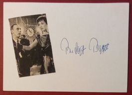 Rudolf Platte 1904-84 Autogramm signiert Karte 10x15cm