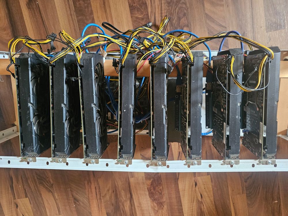 Mining Rig 8x GPU, ASRock H110 Pro BTC+ (Gebraucht) in Wolfhalden für ...