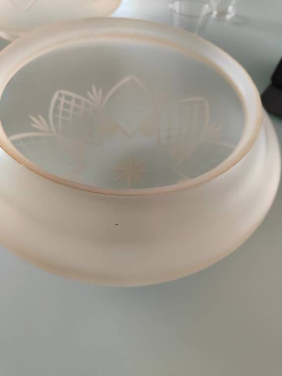 Lustres & lampes de plafonds: Deckenleuchte Glas Vintage – D'occasion à Leibstadt par winterzeit2000 1