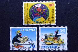 (S353) 1999: 963, 964 + 965 mit Top ET-Halbmondstempel