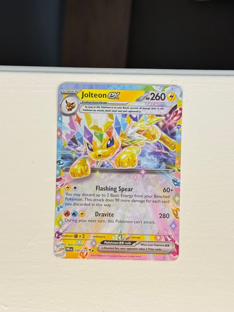 Pokémon Carte collezionabili: Jolteon ex 030/131 – Prismatic Evolutions – Nuovo (secondo la descrizione) da Grandson venduto da nopaoch