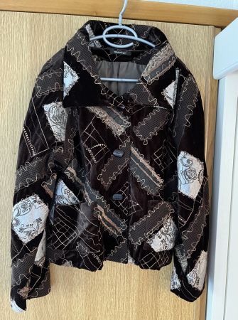 Niederberger Samt Jacke, sehr spezieller Stoff, EHG, neu!