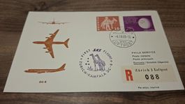 First SAS Flight Zürich - Kampala DC - 8 04.06.1965