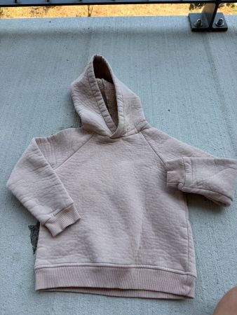 Kinder Pullover Kapuze beige Grösse 110