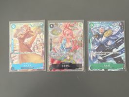 3 Japanische FullArt One piece