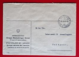 MILITÄR FELDPOST 13 ARMEESTAB KRIEGSMATERIAL FLUG PARK 1941