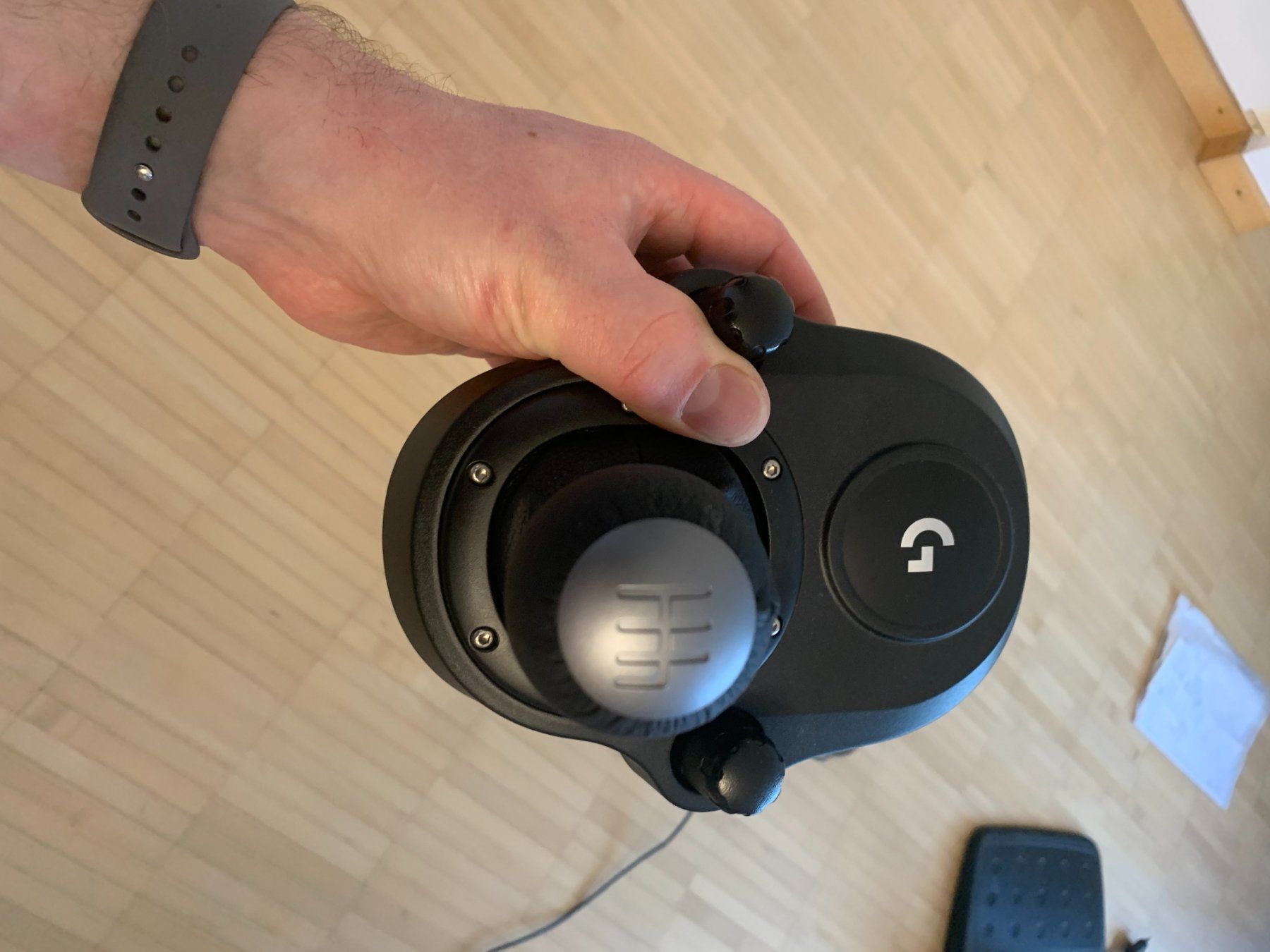 Logitech Controller: Logitech G923 Driving Force Lenkrad - Top Zustand! PS4 & PC – Gebraucht aus Elgg von aka_5stk 7