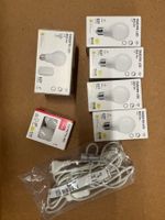 IKEA LED Leuchtmittel Tradfri Solhetta und Kabel