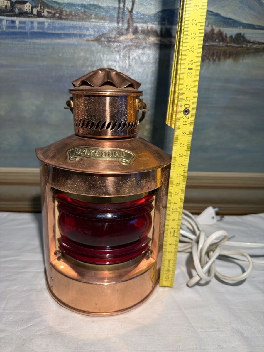 Lampade: Vintage Schiffslampe Backbord Lampe – Usato da dietikon venduto da fernando011 3