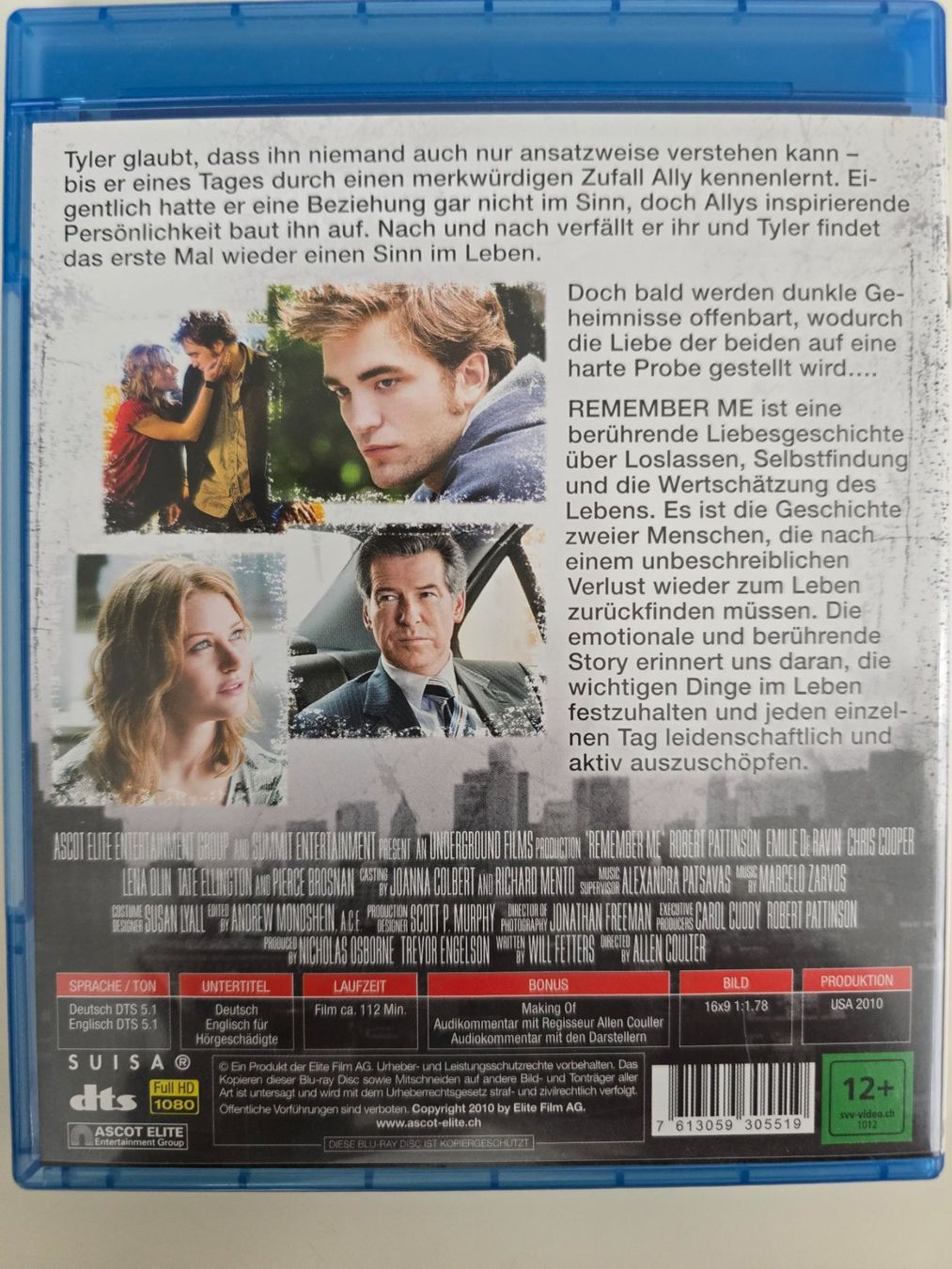 Tutti i DVDs: REMEMBER ME - LEBE DEN AUGENBLICK – Usato da Buchrain venduto da reloca 1
