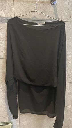 Damen Blusenkleid Schwarz  