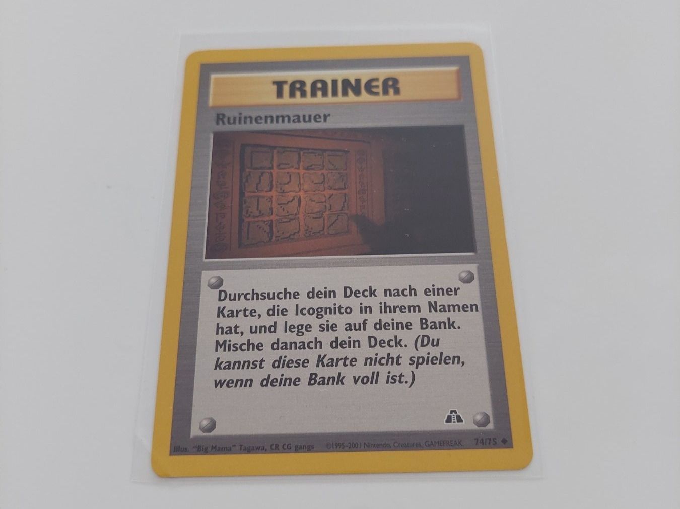 Karten: Trainer: Ruinenmauer – Neu (gemäss Beschreibung) aus Köniz von Pokecollect
