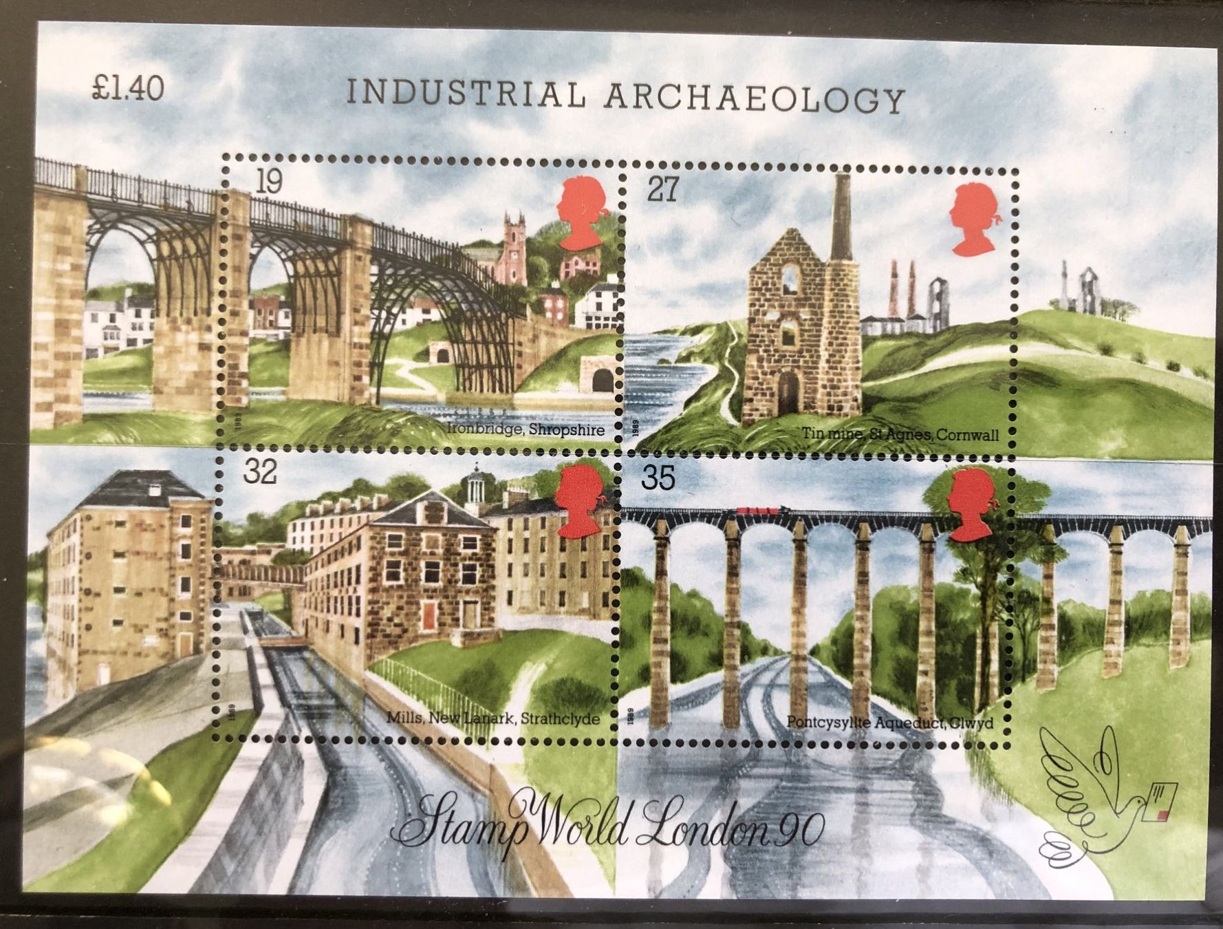 Tutti i francobolli: 4x Briefmarken Blocks - Grossbritannien '90 - postfrisch** – Nuovo (secondo la descrizione) da Schaffhausen venduto da durruti 1