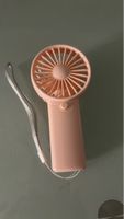Handventilator Pink Tragbar Gebrauchter Zustand