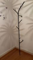 Garderobenständer Baum Design Metall schwarz guter Zustand