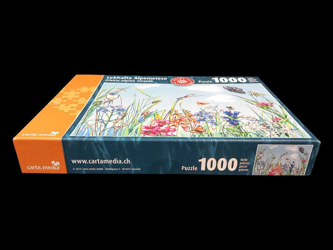 Puzzle: Puzzle Lebhafte Alpenwiese – Nuovo e nell'imballaggio originale da Hünenberg venduto da Restwert_Zug 2