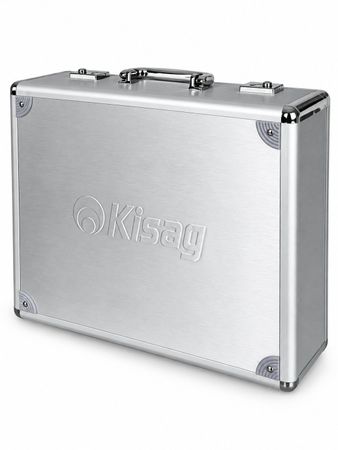 Alukoffer mit Kisag Logo - Set mit 25 Koffern
