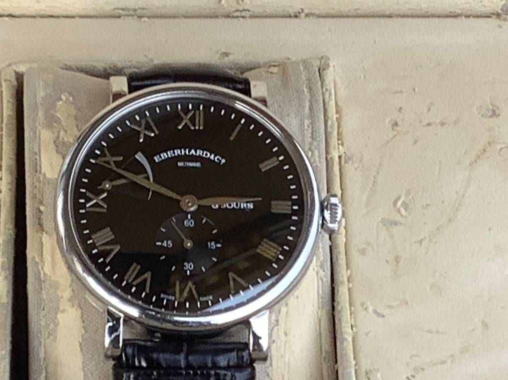Eberhard & Co. Orologi: Eberhard 8 jours, grand taille. Full set. – Usato da Männedorf venduto da clemenco 3
