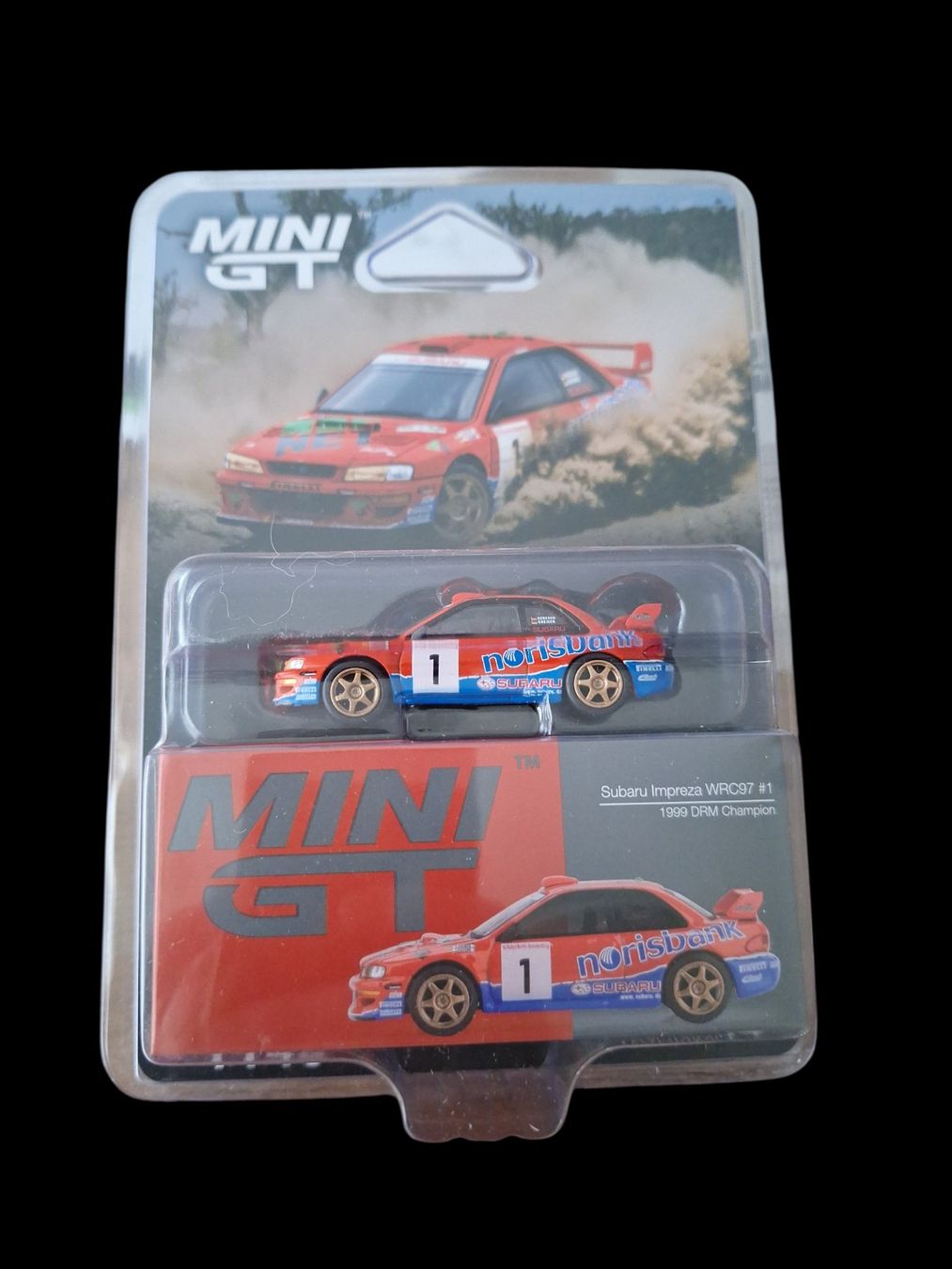 True Scale Miniatures Modellini d'auto: Mini GT #1140 Subaru Impreza WRC97 #1 – Nuovo e nell'imballaggio originale da Adlikon venduto da Mmartin0