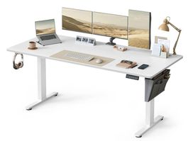 Höhenverstellbarer Schreibtisch elektrisch 180x80cm FANTOM