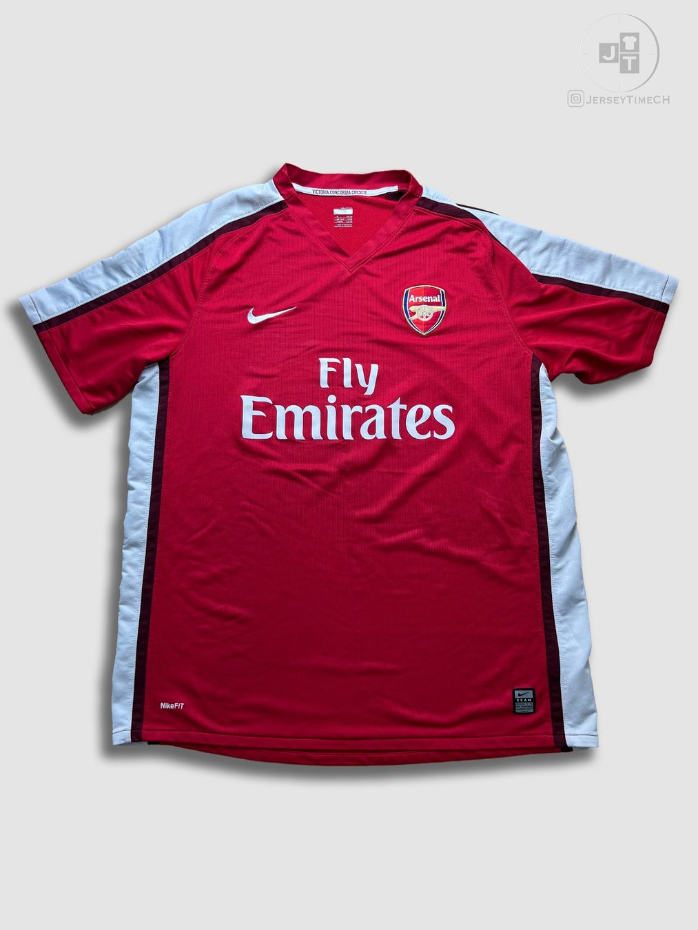 Nike Canottiere & Pantaloni: ARSENAL 2008/2010 TRIKOT – Usato da Lüchingen venduto da Jersey_Time