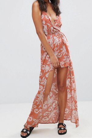 ASOS 🧡 robe short à motif Paisley NEW! 36