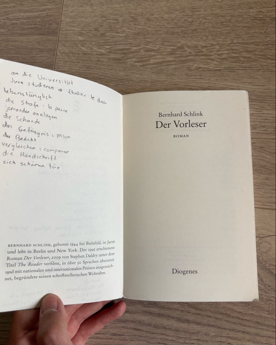 Libri: Livre Der Vorleser - Bernhard Schlink – Usato da Pâquier-Montbarry venduto da dloic_ 4