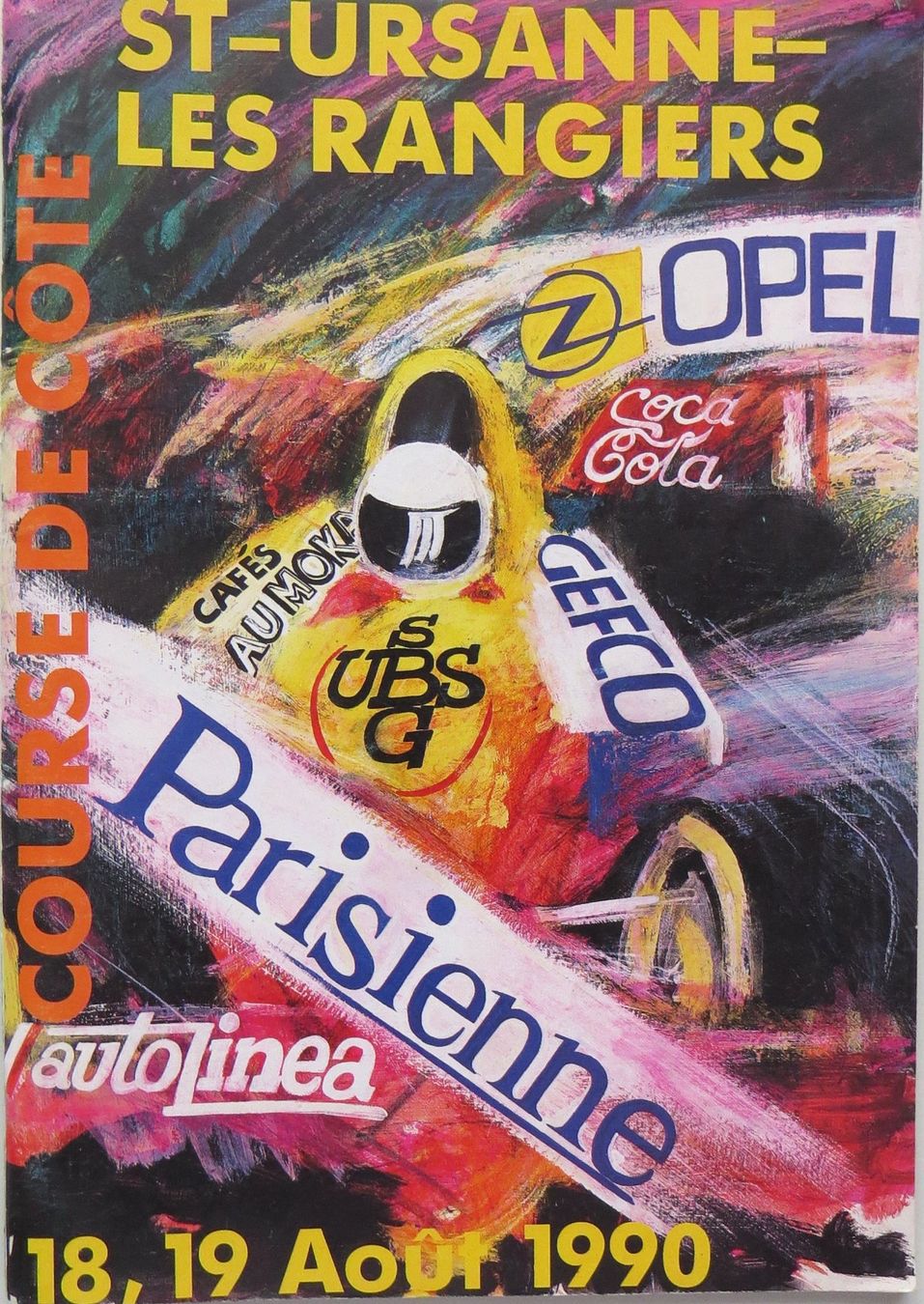 Documenti: Original Rennprogram St.Ursanne von 1990 – Usato da Ettingen venduto da campione_1