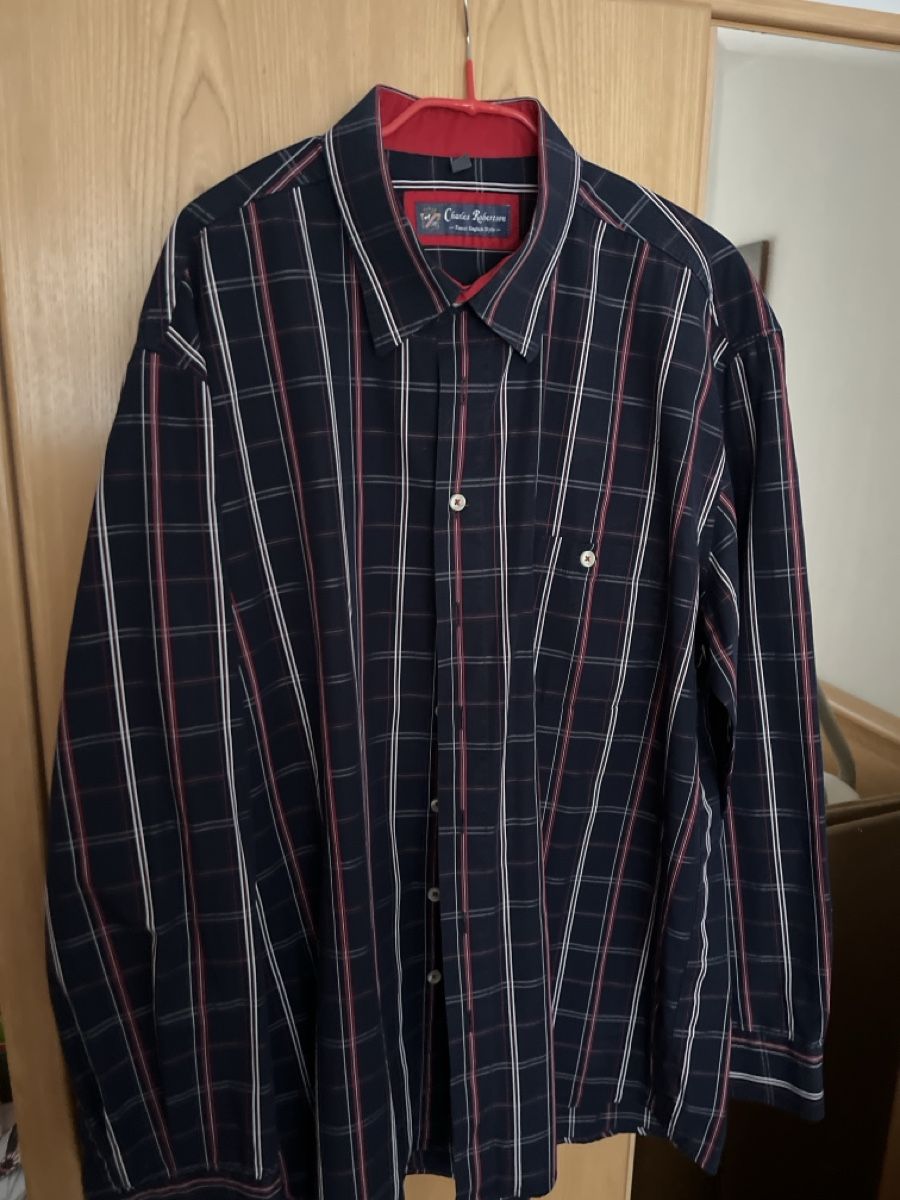Camicie: Herrenhemd Gr. 43/44,XL 100% Baumwolle – Usato da Burgdorf venduto da UTMV