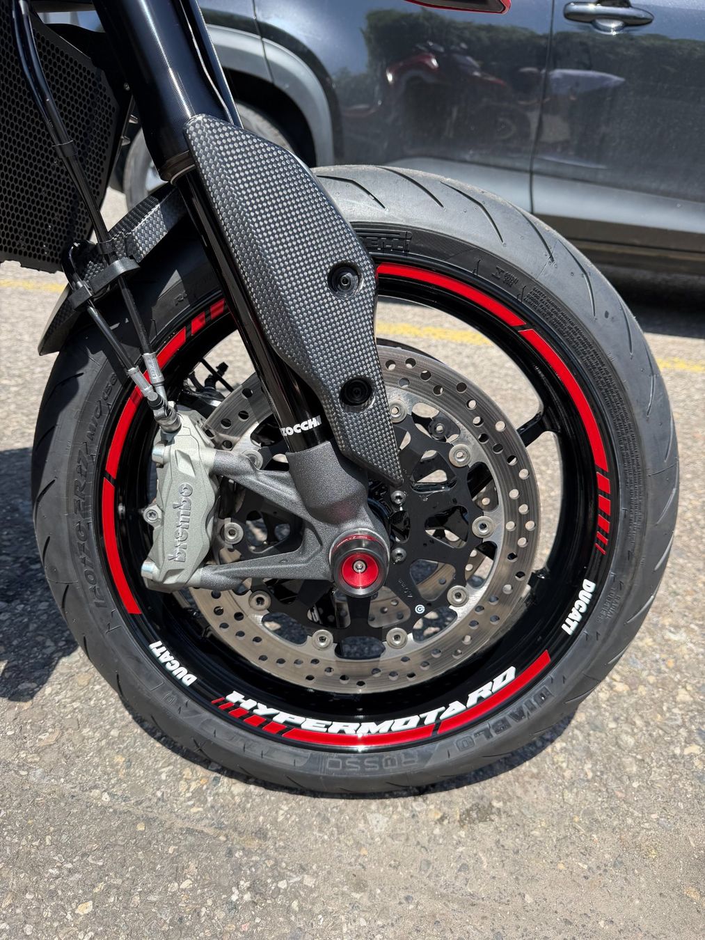 Ducati Strasse: Ducati hypermotard 950 full équipée – Neu (gemäss Beschreibung) aus Meyrin von 12m_7569 8