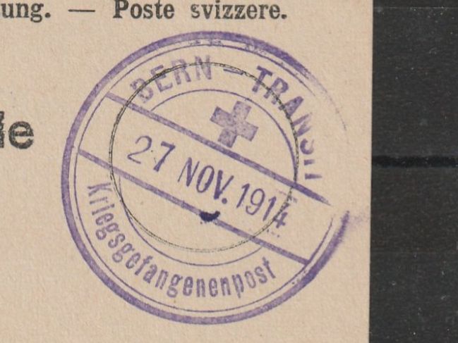 Tutti i francobolli: Stempel Kriegsgefangenpost Bern -Transit auf Begleitzettel – Usato da Rorschacherberg venduto da fratovi2 1