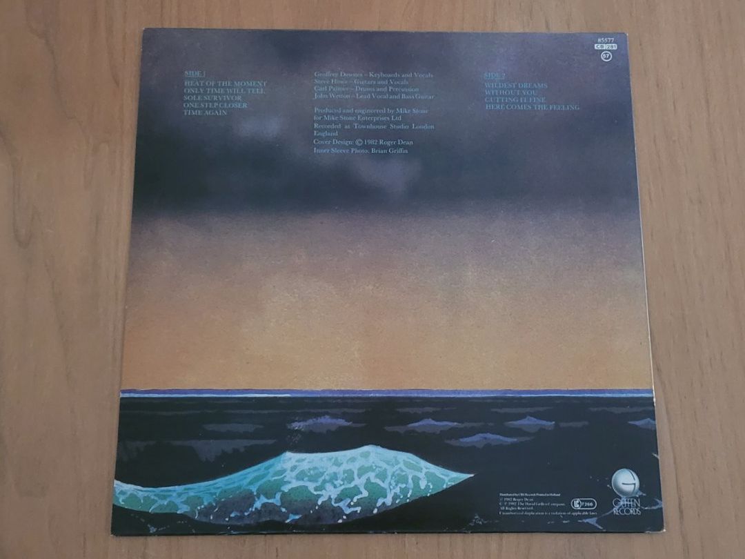Dischi in vinile: LP  Asia – Usato da Martigny venduto da MZ-67 1