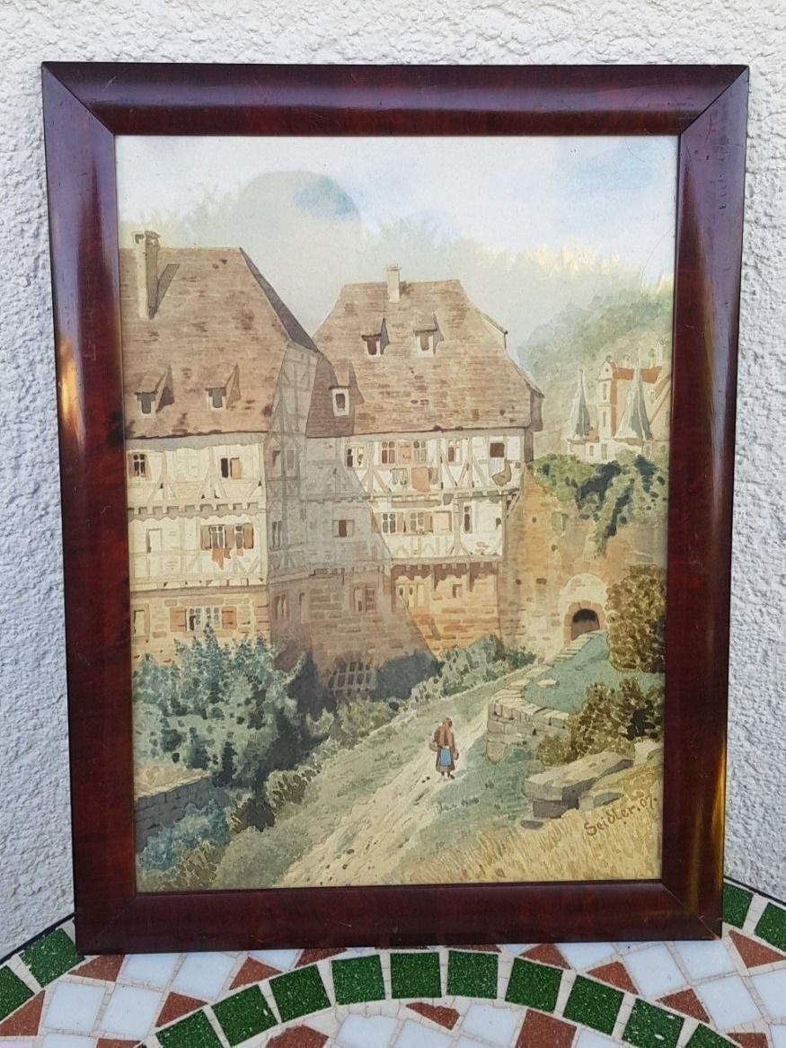 Dipinti: Aquarell sign. Seidler – Usato da Mörschwil venduto da antiksalon 2