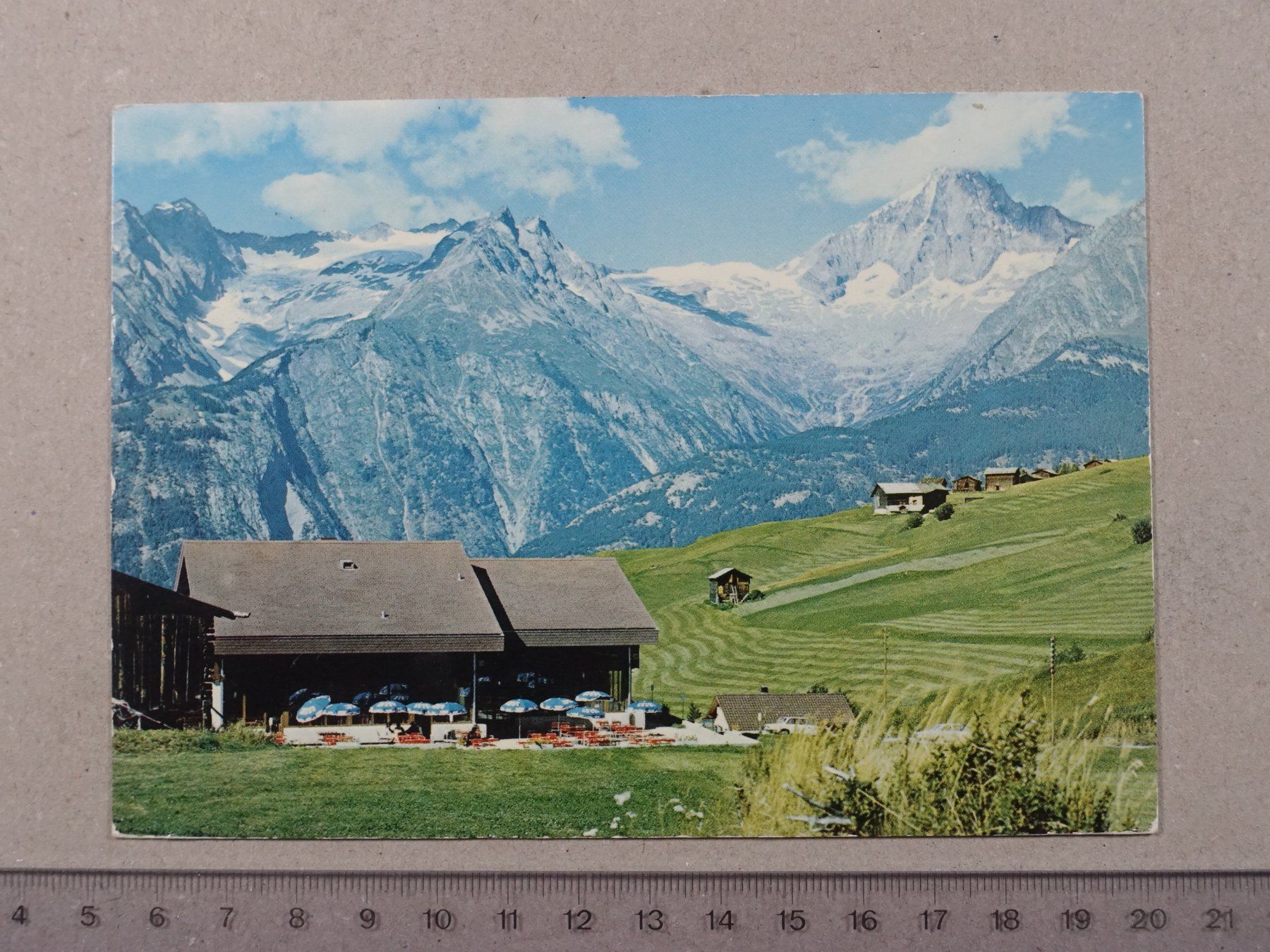 Cartes postales: Restaurant Ronalp, Bürchen VS, 1974 – D'occasion à Lenzburg par fh1