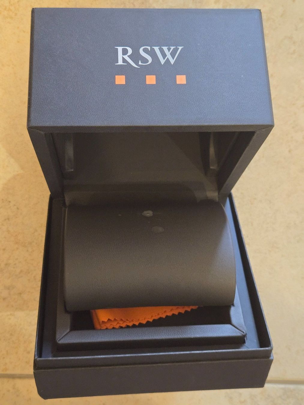 Scatole porta orologi: RSW Uhrenbox mit blankoPapieren – Usato da Chabrey venduto da Horology 1