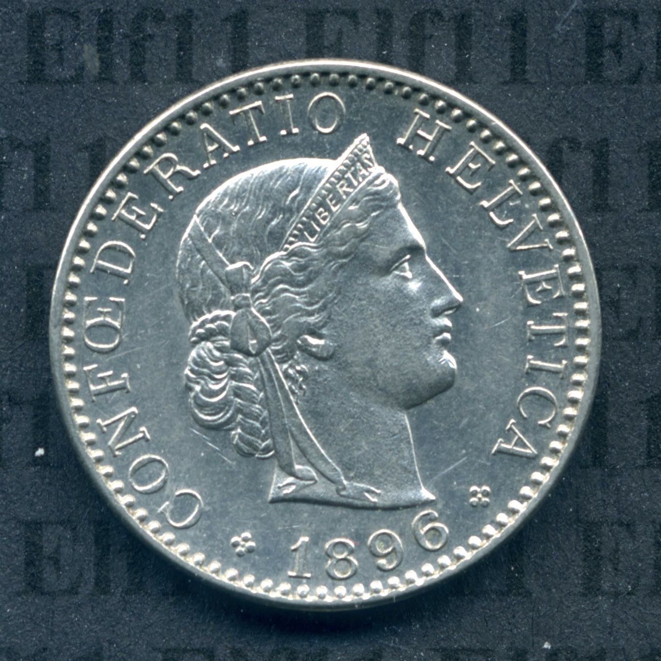 Tutti le monete: CHF___0.20 1896 unz-stgl 20 Rappen – Nuovo (secondo la descrizione) da Widnau venduto da Elf11