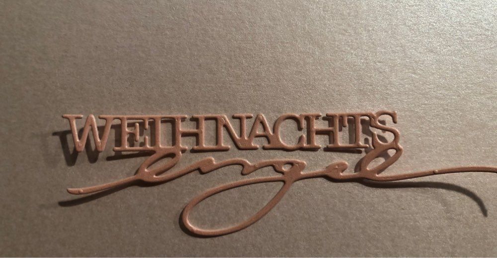 Sciablone: WEIHNACHTSENGEL SCHRIFT STANZSCHABLONE – Nuovo e nell'imballaggio originale da Affoltern am Albis venduto da Makianwa 1