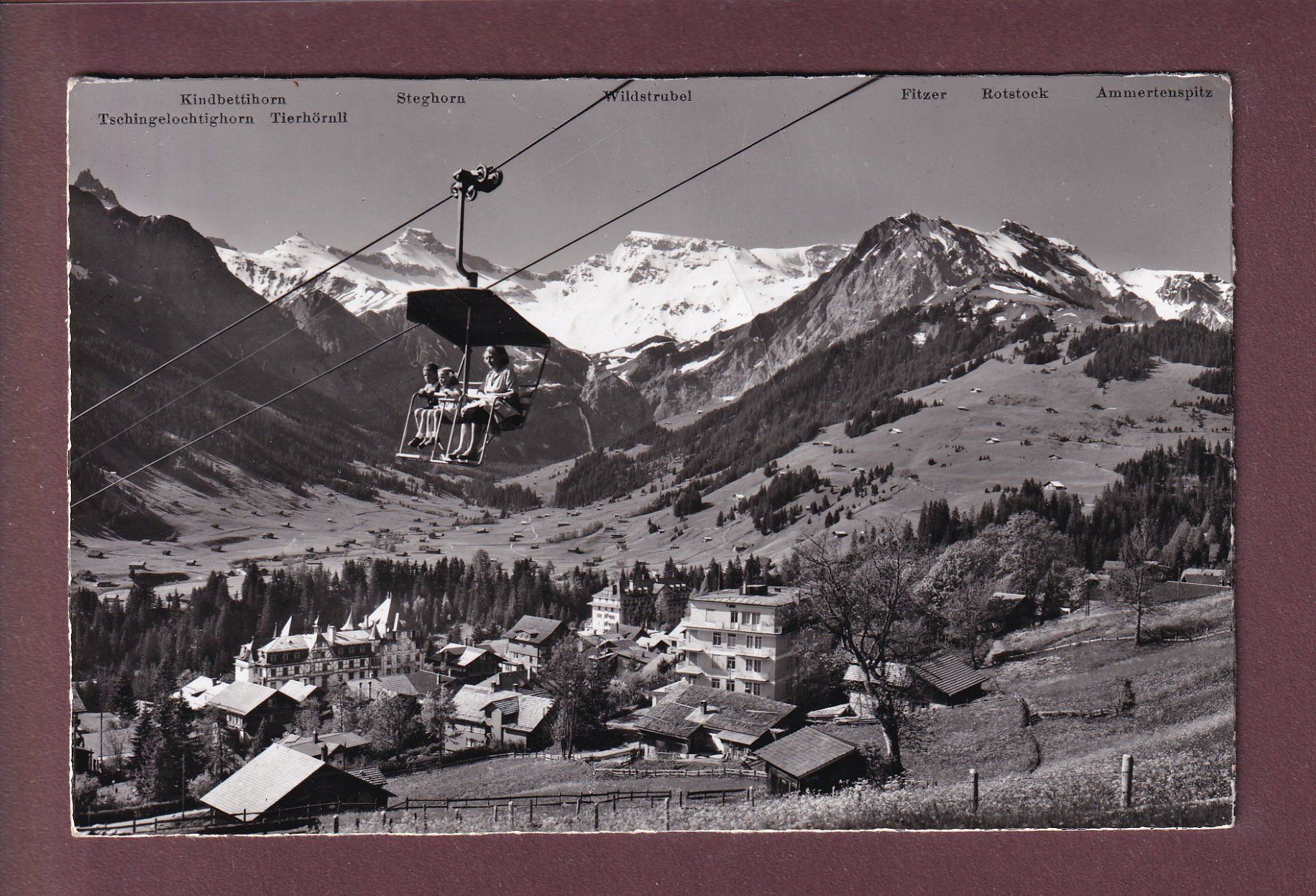 Cartes postales: Sesselbahn ADELBODEN-SCHWANDFELDSPITZ – D'occasion à Pully par nicecards