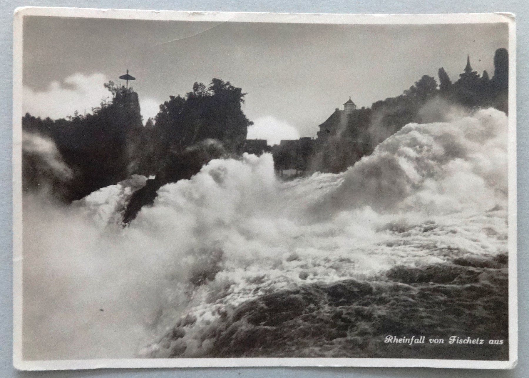 Cartoline postali: Rheinfall von Fischetz aus – Usato da Fétigny venduto da Billy2miny