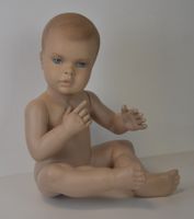 Vintage Baby Schaufensterpuppe Puppe Hautfarbe ca.80 cm
