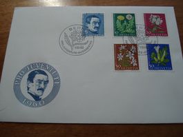 FDC Pro Juventute 1960, ungelaufen
