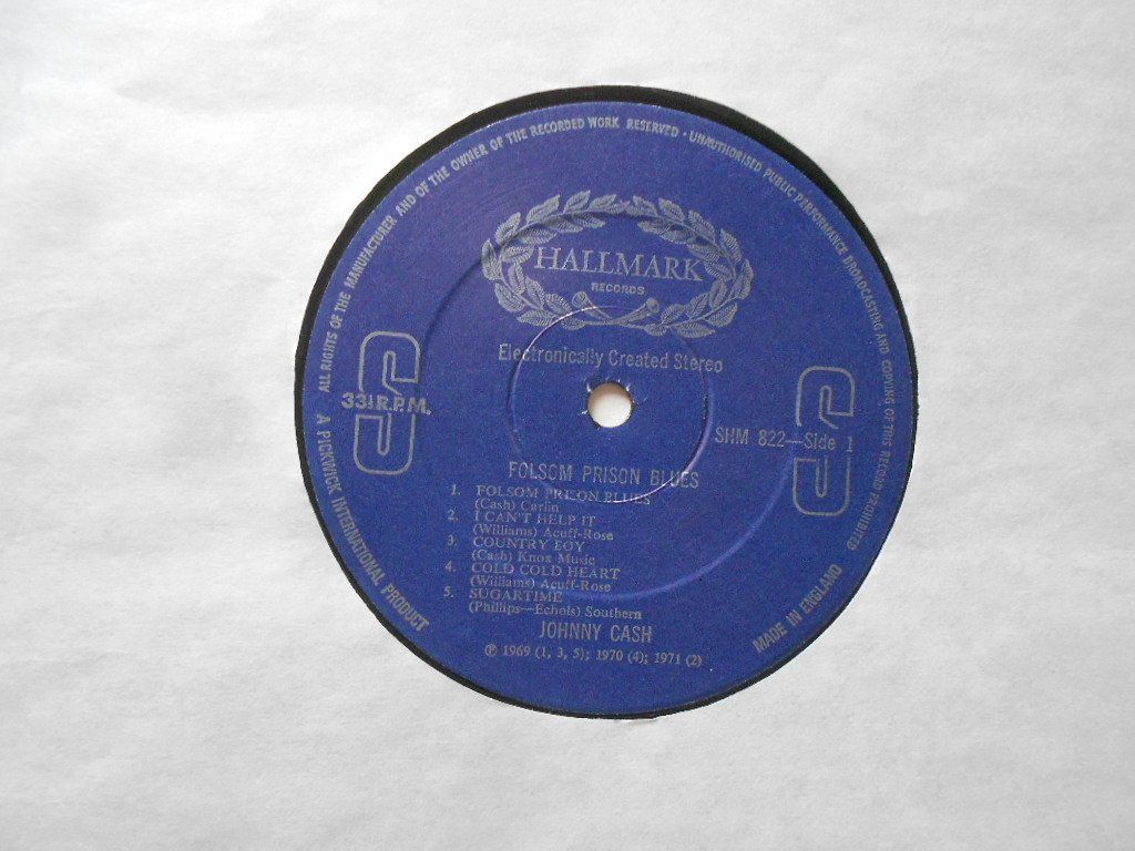 Schallplatten: JOHNNY CASH  -  FOLSOM PRISON BLUES – Gebraucht aus Bex von Giorgiob 3