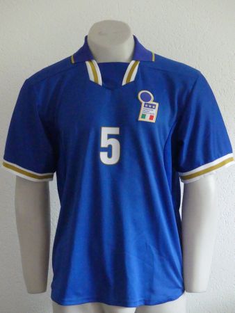 Home, Italia 1996-97 n°5, maillot vintage de football, L