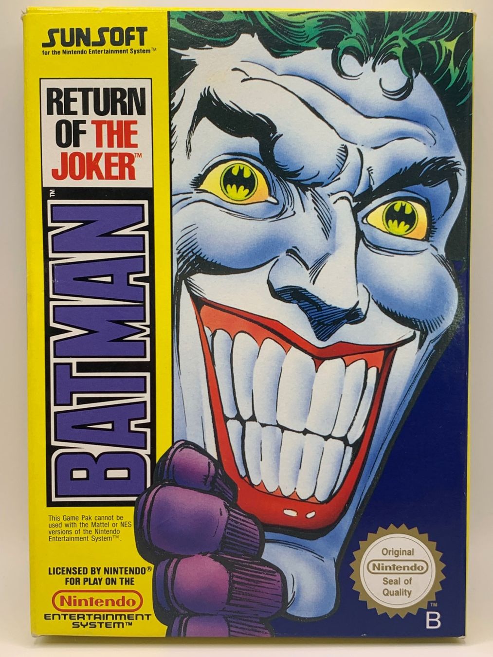 Batman: Return of the Joker - Top Zustand - Nintendo NES (Gebraucht) in