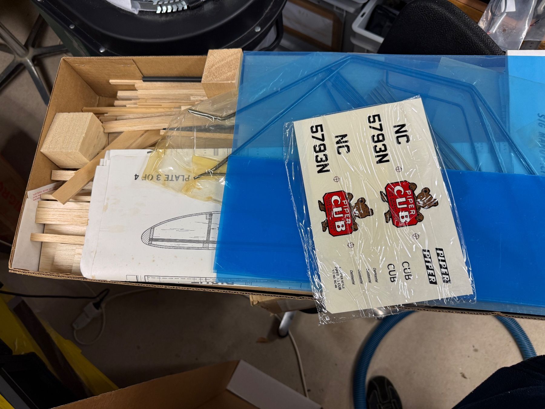 RC Modellbau: Piper J3 kit a construire – Neu und originalverpackt aus Avully von MAXI_PLANE 4