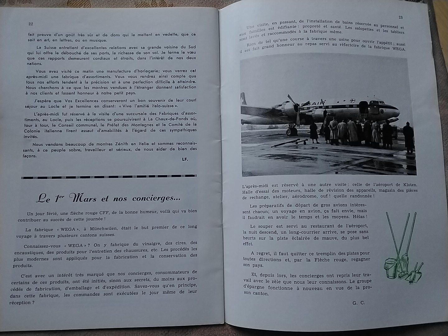Riviste & Magazine: Zénith Echos Nr.40 1956, Zenith Personal Magazin – Usato da Biel/Bienne venduto da taki25 4