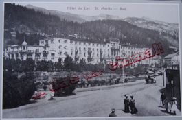 Graubünden St. Moritz Du Lac / Stazersee anno dazumal