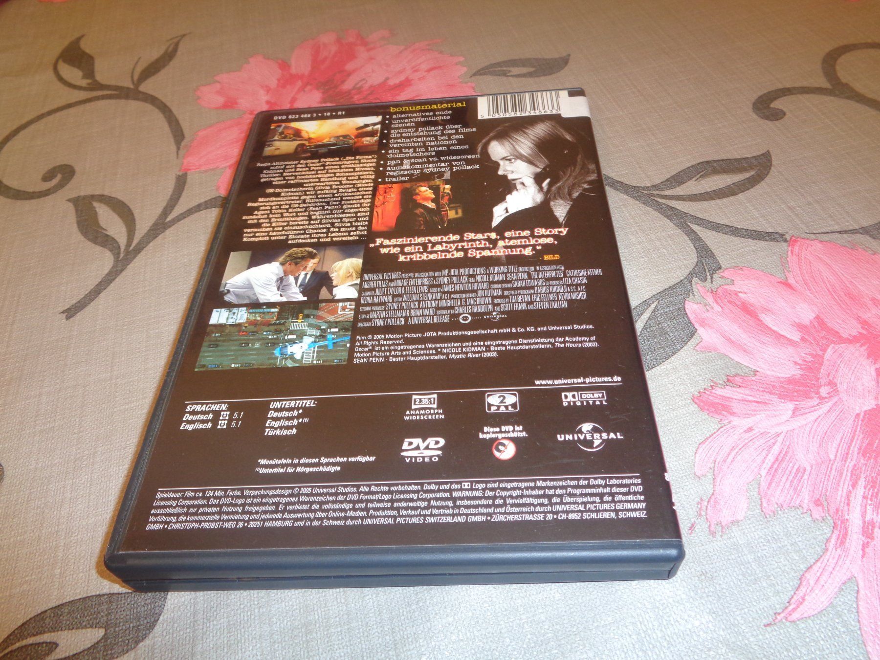 Tutti i DVDs: Die Dolmetscherin (DVD) – Usato da Olten venduto da Disc-Verkauf 3